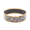 Used HERMES EmailleGM Bangle Gold Plated Cloisonne Gold Multicolor Gold Used Women
