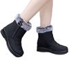 Snow Boots, Women's Cotton Shoes, Ankle Boots, Fleece and Thickened Shoes, Large Size