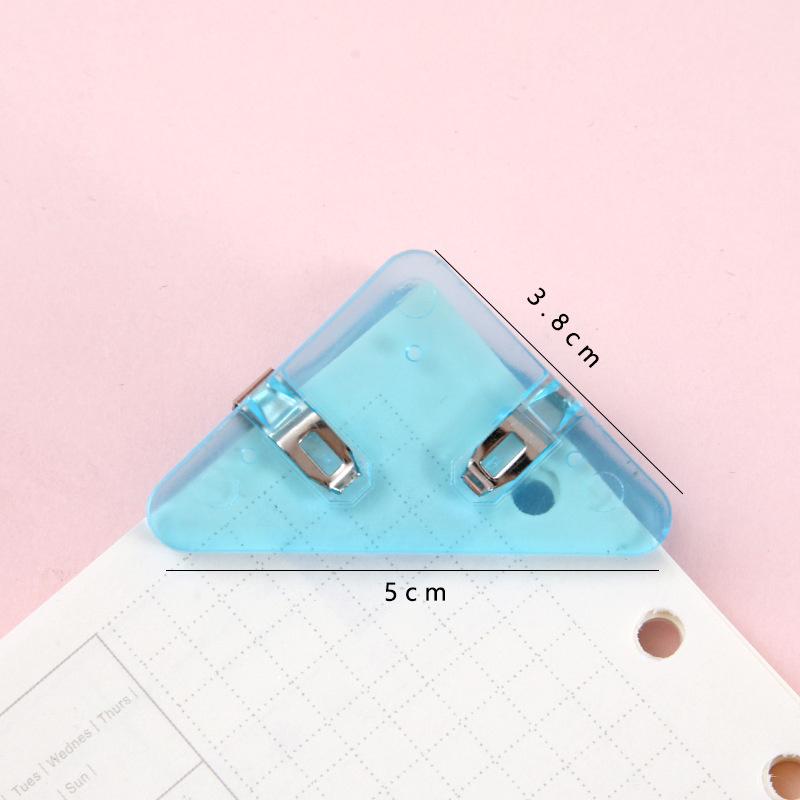 

Треугольные уголки для страниц книг, цветные прозрачные треугольные/канцелярские зажимы для организации бумаг, предотвращающие загибание страниц