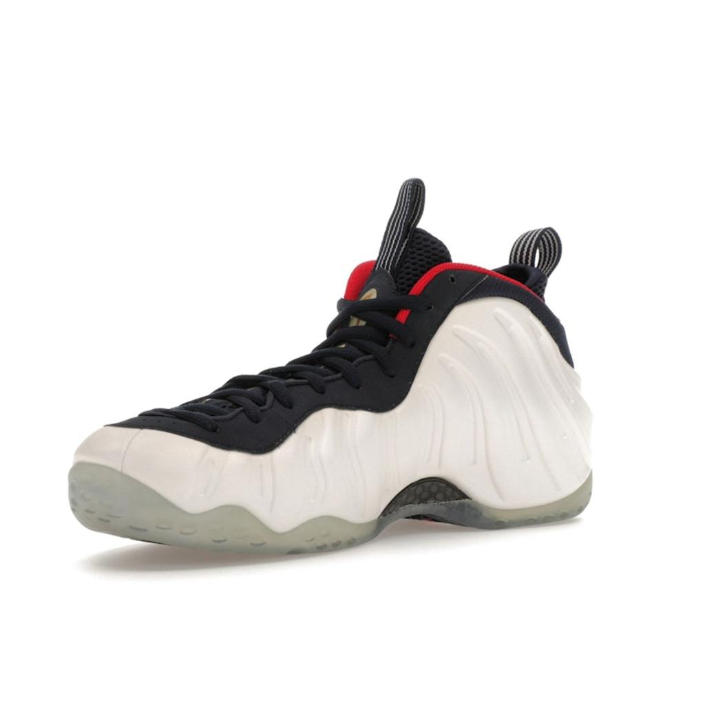 Nike Air Foamposite One PRM Olympic Men Sneakers White Red Blue 575420-400