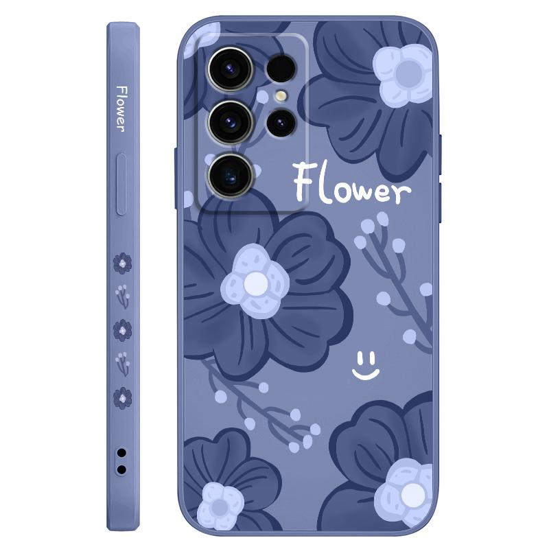 

Happy Floral Phone Case For Samsung Galaxy S25 FE S24 S23 S22 S21 S20 S10 S10E Ultra Plus Note 20 Ultra Plus Cover Galaxy S22