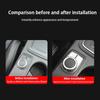 For Mercedes Benz GLA260 CLA200 A180 B260 A45 B Class Car central control Multimedia function Button Cover modification Sticker