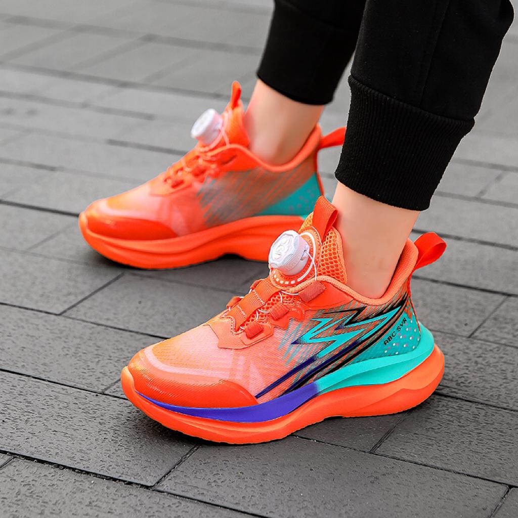 New Children's Flat Shoes Non-slip Casual Sneakers Boys Girls Running Shoes Outdoor Sports Trainers Breathable Mesh Kids Shoes