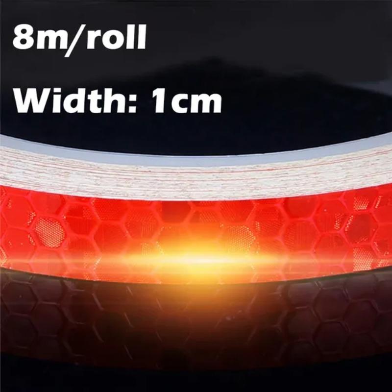 1 Pc 8m Car Styling Reflective Stripe Tape Motorcycle Bike Body Rim Wheel Stripe Tape Stickers Decorative
