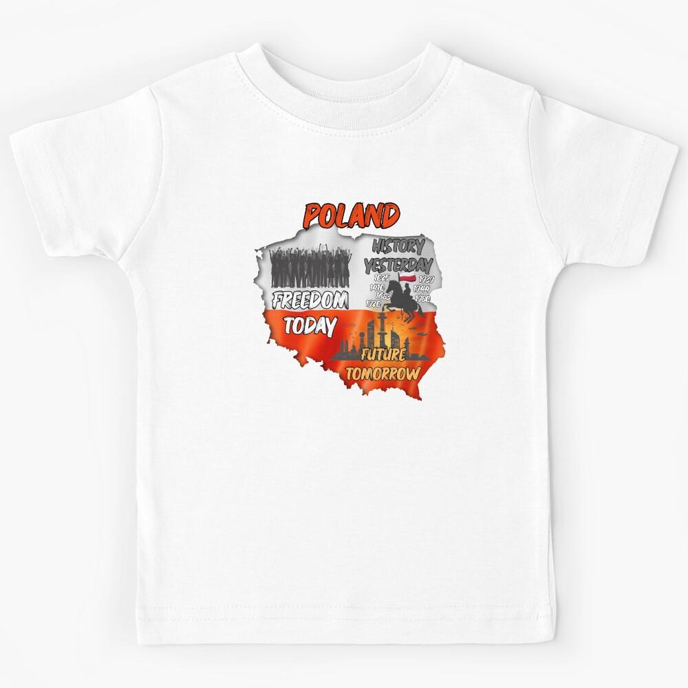 Poland: Past, Present & Future – Patriotic Uhlan Artwork Kids T-Shirt 160