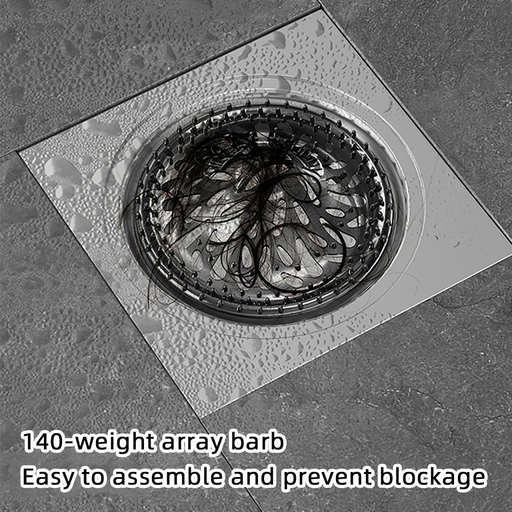 10Pcs Disposable Drain Filter Sink Floor Drainer Covers Bathroom Shower Sink Strainer Hair Garbage Anti Blocking Filter
