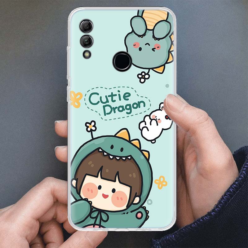 

Чехол для телефона INS Cartoon Kawaii Girls для Huawei Honor 10 Lite 9 8S 8A 8X 9X Pro P Smart Z Y5 Y6 Y7 Y9S 2019 50, мягкий силиконовый чехол Huawei Y9S