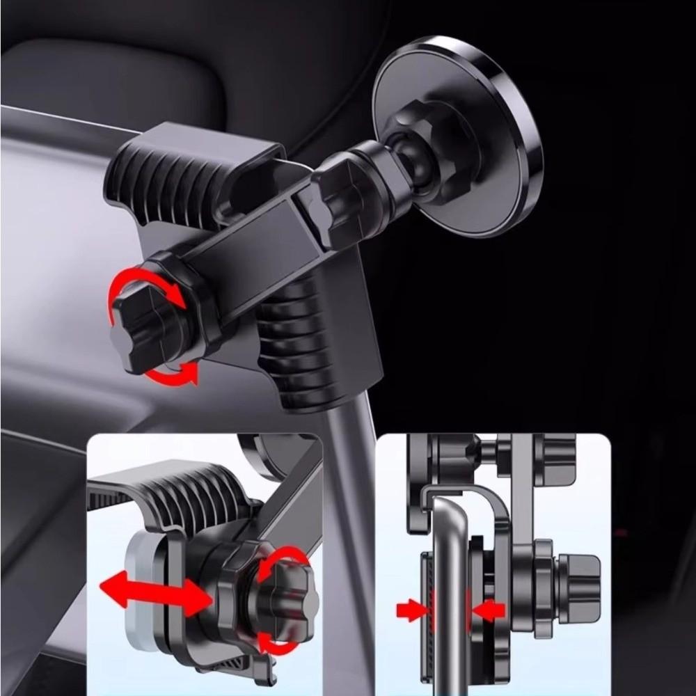 Foldable Magnetic Car Phone Holder Hidden Design Car Screen Phone Holder Dashboard Mount