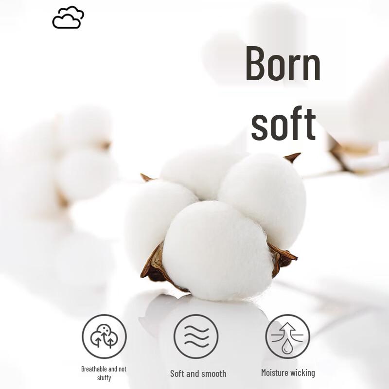 Langsha Men's Antibacterial Baby Cotton Boxer Briefs