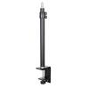 All-Metal C-Type Retractable Live Stream Stand with Phone Clip and Selfie Light