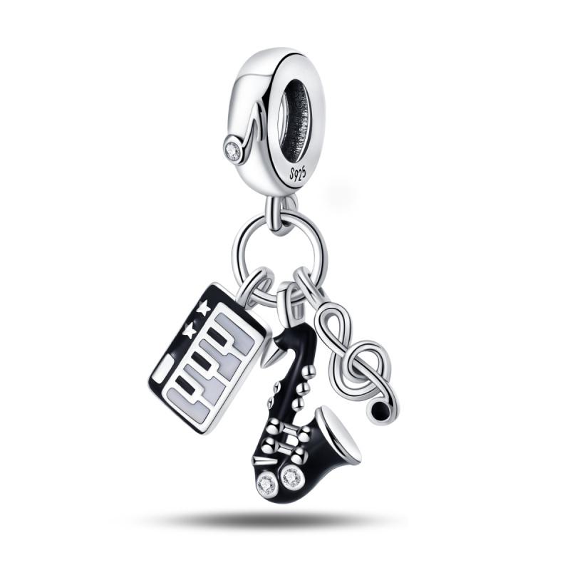 New Copper Moon Cat Claw Animal Pendant Beads For Brand Original Bracelet Diy Fashion Exquisite Pendant Jewelry Gift