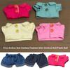 Fashion Cotton Doll Clothes Cute Jeans Shorts New Doll Shirt Clothes  For 17cm Cotton Doll