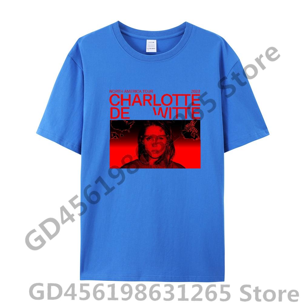 2025 Charlotte de Witte T-shirt Unisex Donna Harajuku Kawaii Top Y2k Unisex Anime Magliette Top alla Moda Abbigliamento Casual Ragazzi/Ragazze