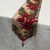 Long Contrast Color Christmas Table Runner Red Smooth Xmas Desktop Decoration Snowman Tree Linen Table Cover Scene Arrangement