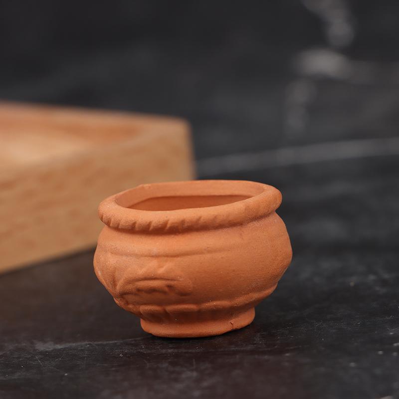 1:12 Dollhouse Miniature Mini Ceramics Flower Pot Fairy Garden Decoration