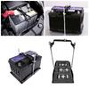 ABS Metal Auto Battery Tray With Groove Long Service Life Adjustable Battery Tray Portable Good Bearing Capacity