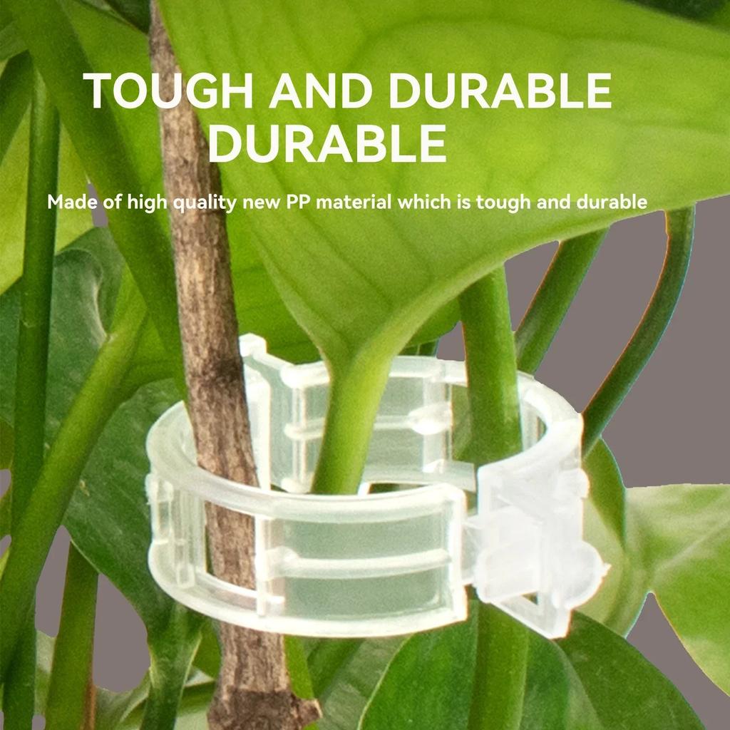 100-800PCS Plant Fixing Clips Reusable Plant Vegetables Vine Connects Fixing Tool Tomato Grafting Protect Garden Supplies
