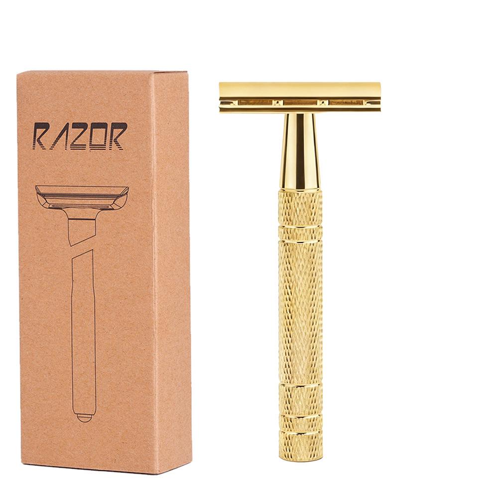 Old-Fashioned Double-Sided Razor for Men's Shaving