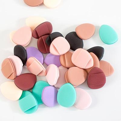 50 ks vzduchových polštářků na prsty, mini vzduchový polštářek, podložka na make-up na mokrý i suchý make-up, mini cestovní přenosná houbička na líčení s konečky prstů