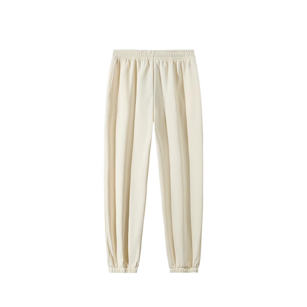 Anta Life Series Womens Long Pants 2025 Spring Knitted Sports Pants Women bottoms Vanilla 962618305-1