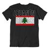 T-shirt Drapeau Liban Mode Pays Souvenir Cadeau T-shirt Fierté logo