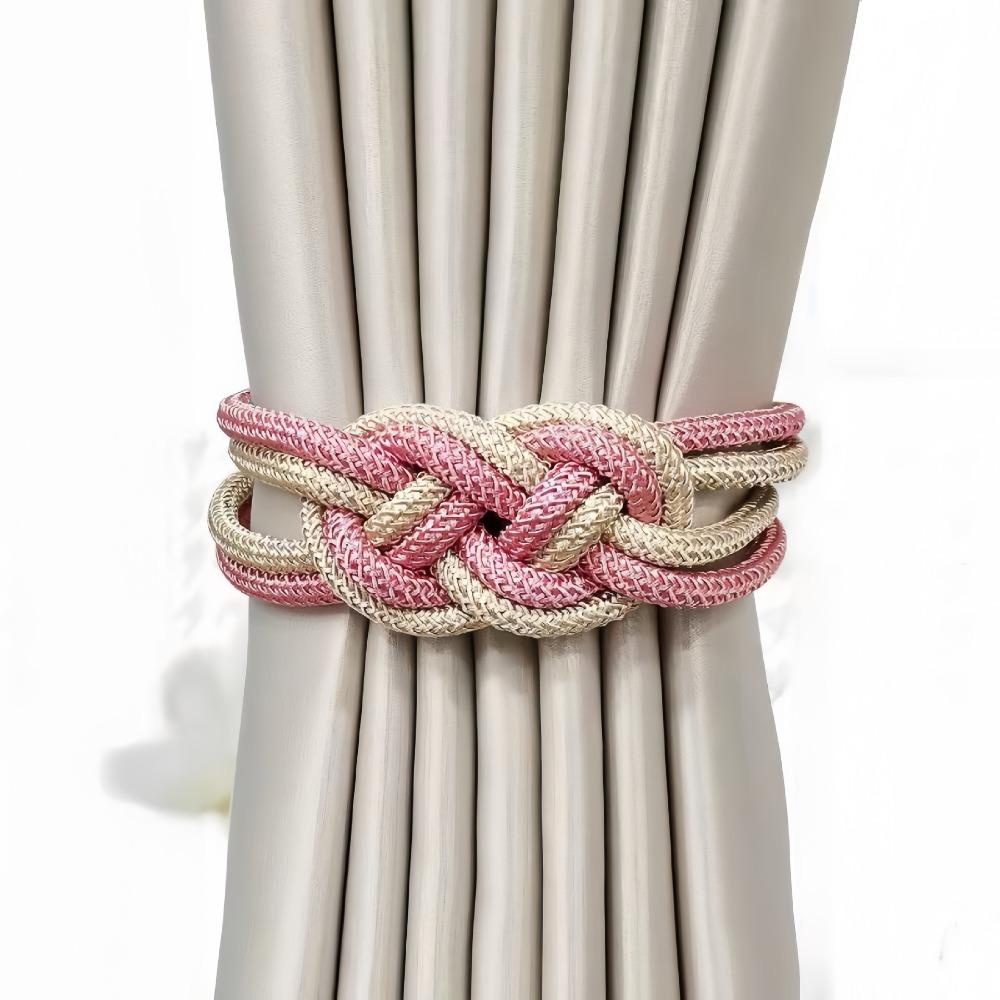 1pc Punch-free Curtain Tiebacks Chinese Knot Holdbacks New Curtain Holders Home Decor