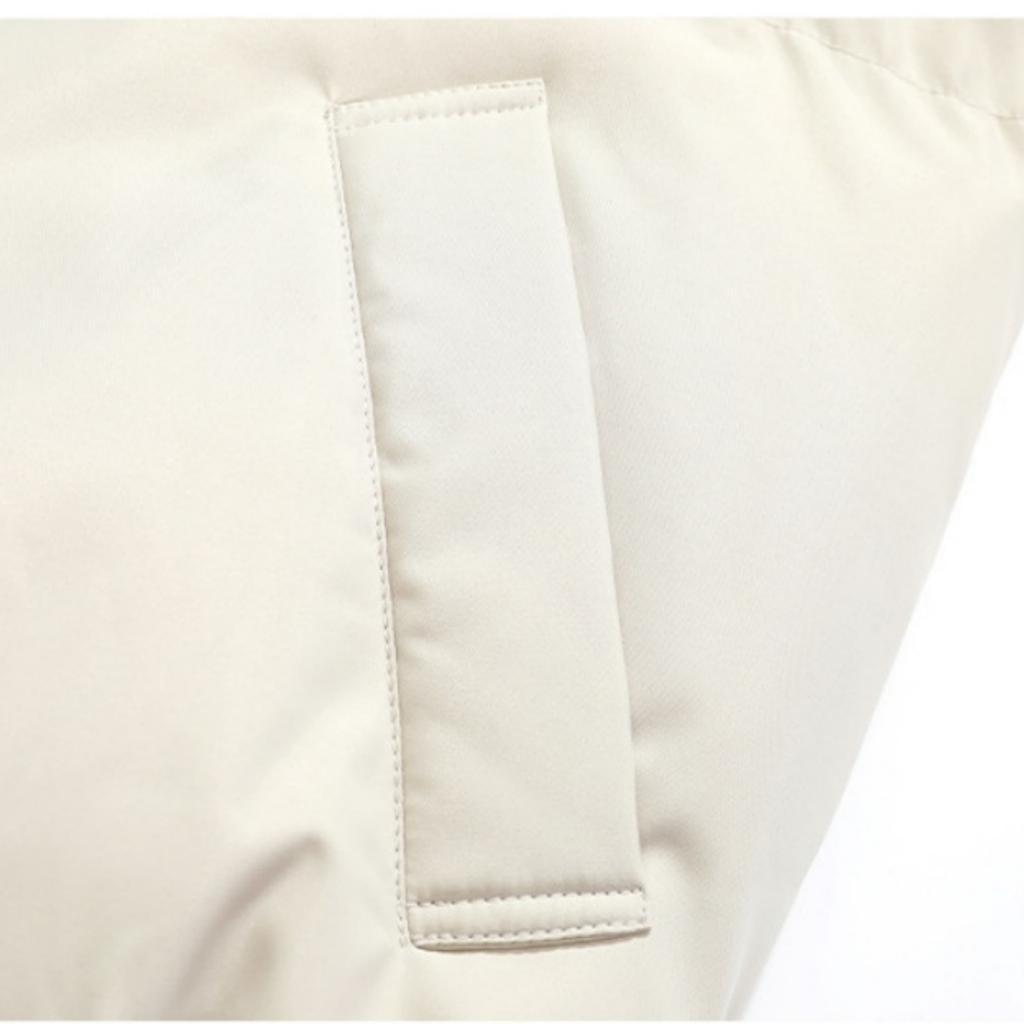 Men's Casual Solid-color High-neck Zipper Cotton-padded Jacket, Men's Thickened Cotton-padded Warm Bread Jacket Jacket