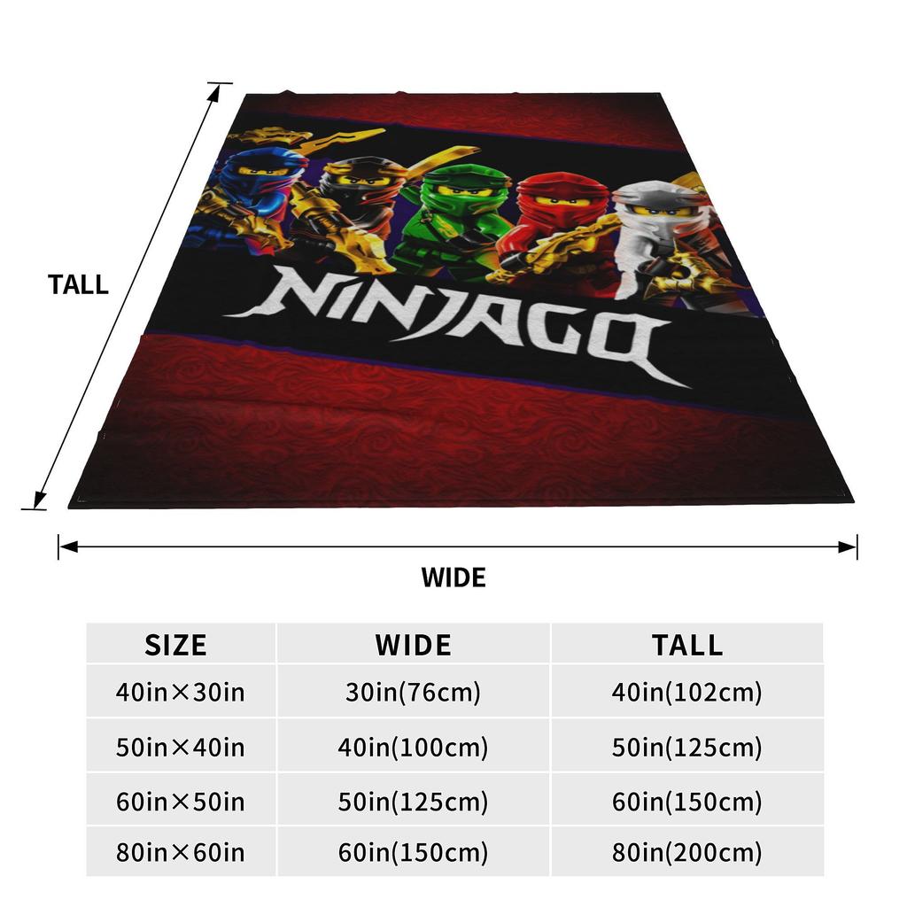 Ninjagos Blanket Cover  Flannel Throw Blankets Airplane Travel Decoration Ultra-Soft Warm Bedspreads