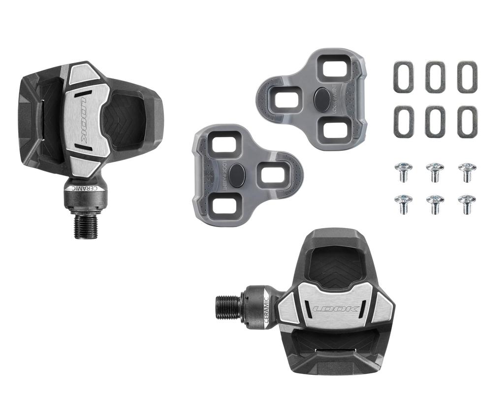 Look KEO BLADE Carbon Ceramic Bicycle Pedals Lightweight and Powerful Road Bike Pedals Clipless Pedals - - (KBCC-12Nm-56mm)