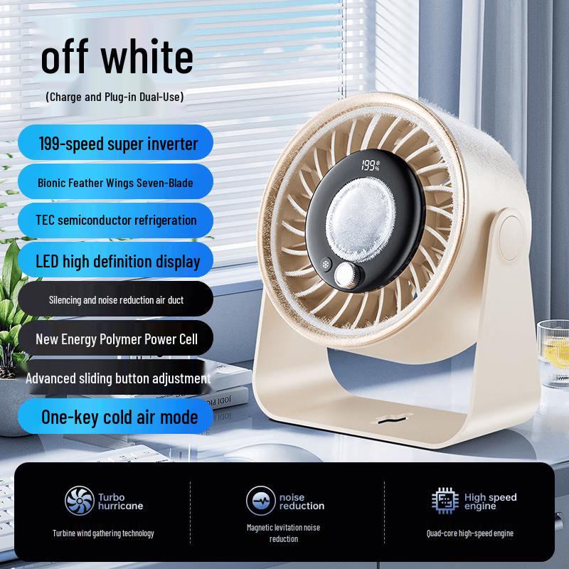 Portable Semiconductor Cooling Desktop Fan