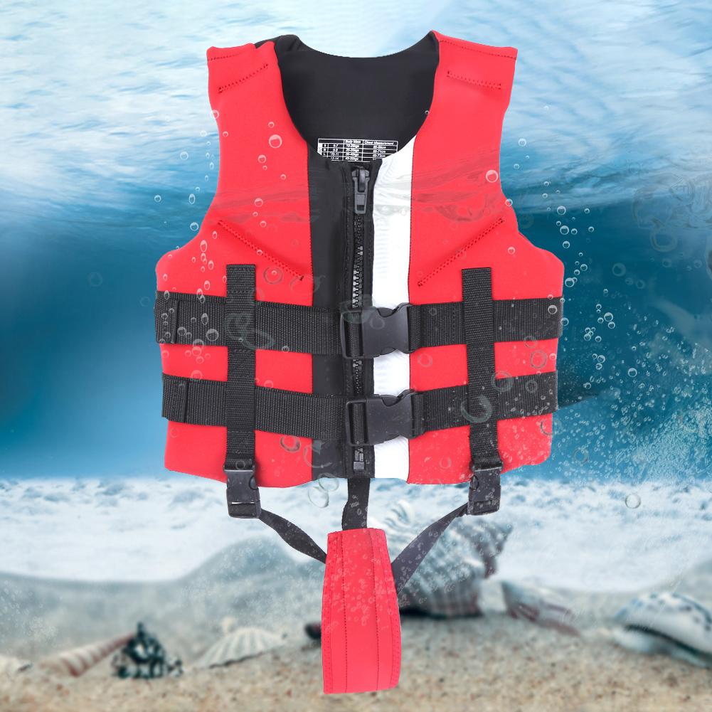 Adult Children Life Jacket Water Area Rescue Buoyancy Cotton Filler for Fishing SurfingM