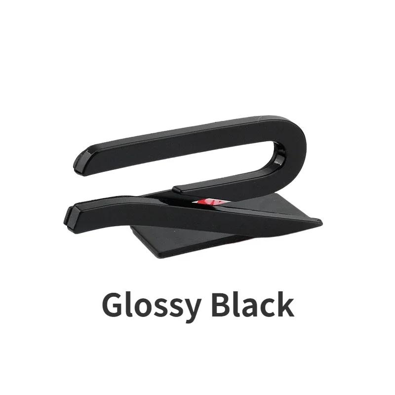 1Pc Metal R Car Front Grille Emblem Stickers Decals for Volkswagen VW Golf 5 6 7 8 R LINE Beetle Passat Tiguan Jetta Accessories