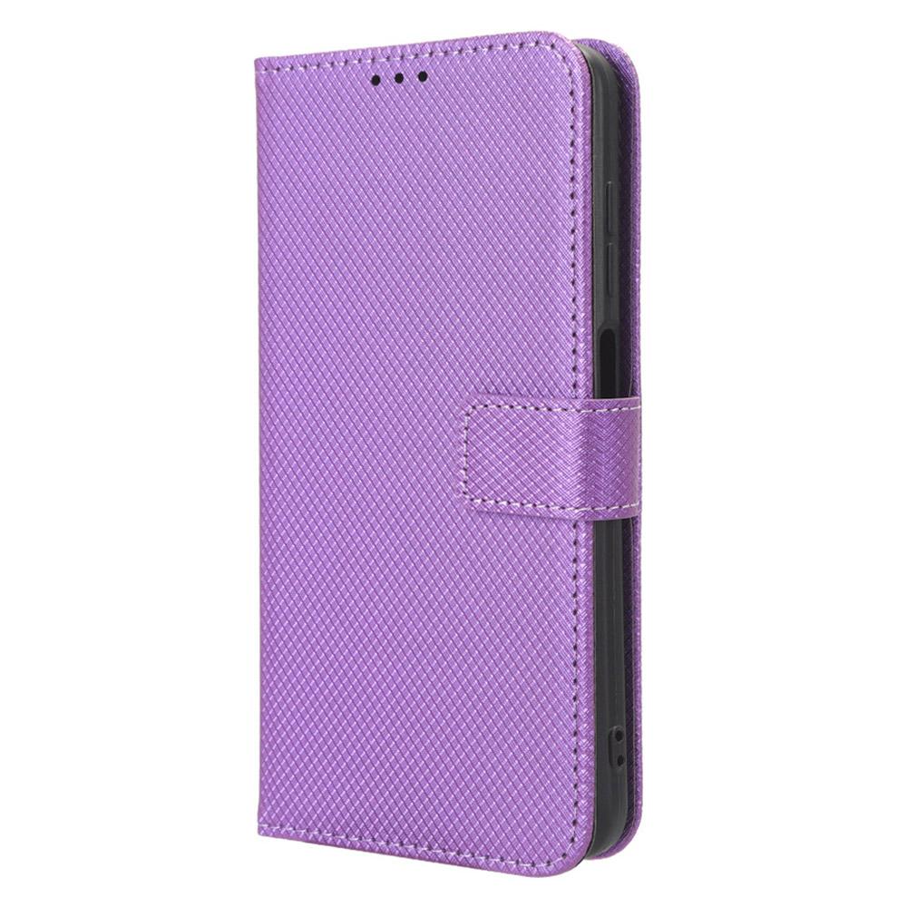 For TCL 40 XE/40 X T601D/NxtPaper 5G PU Leather Flip Case Diamond Texture Wallet Stand Shockproof Phone Cover