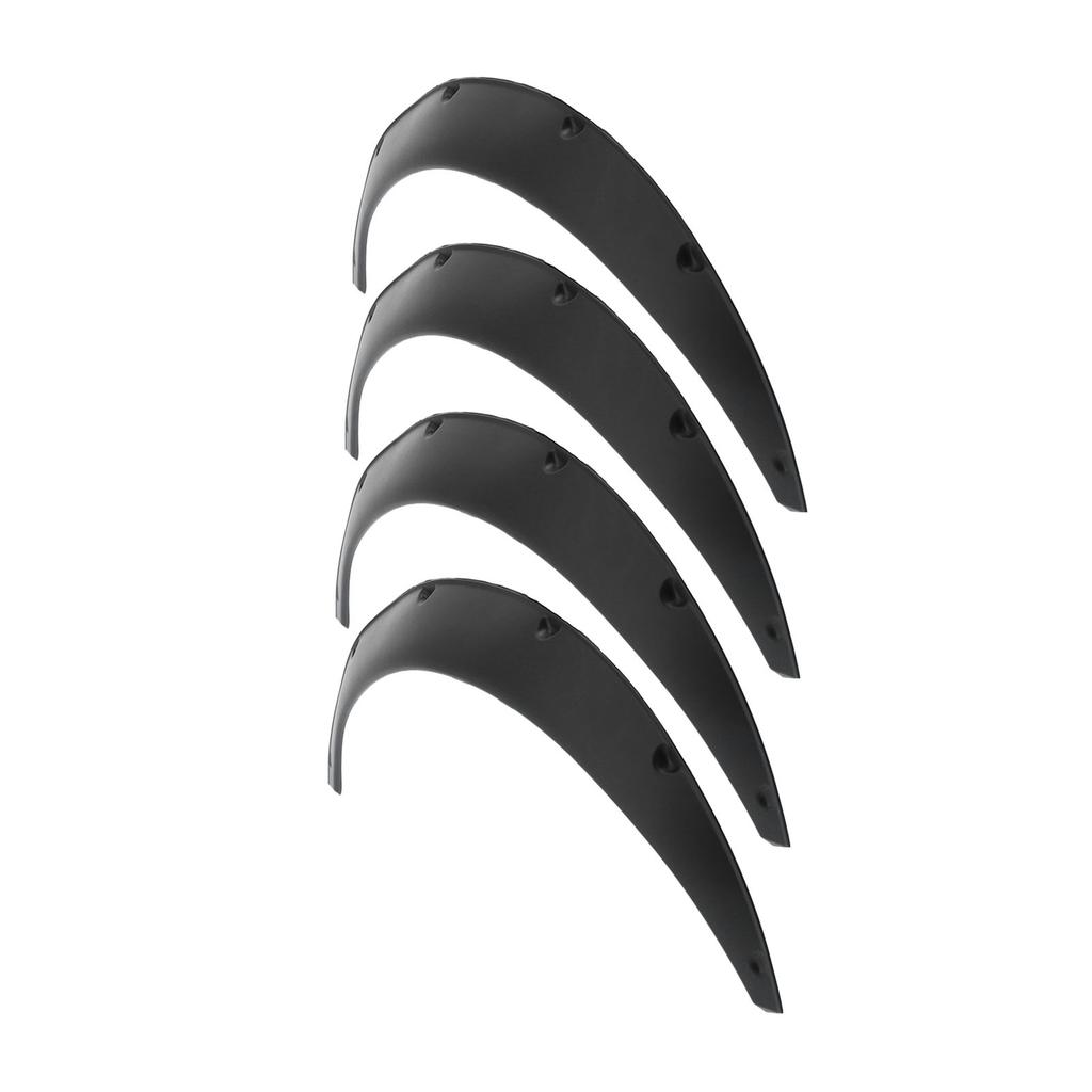 4pcs Wheel Eyebrow Protector Flexible PP Widened Decorative Wheel Arches Lips   for Car