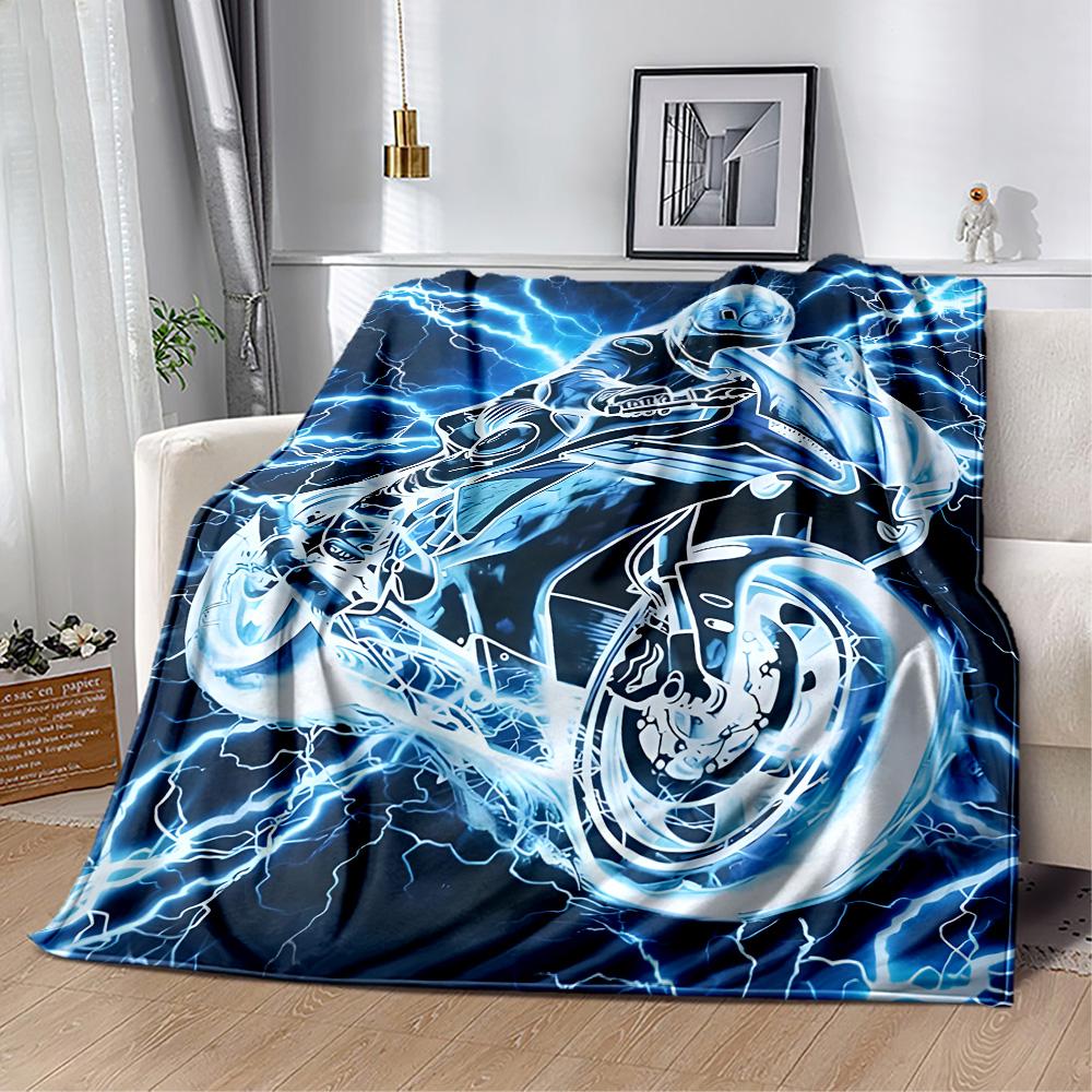 Motocross Adventure Sport Flanelldecke - Weich und geeignet für Sofas, Betten, Büros, Reisen, alle Jahreszeiten und das beste Geschenk für die Feiertage.