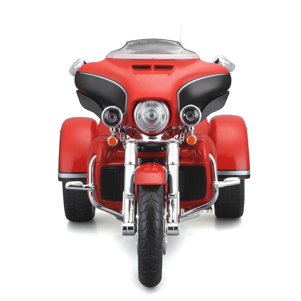 Maisto 1/12 Scale Harley-Davidson CVO Tri Glide Red / Diecast Model Car, Finished Model, 1:12 Trikes 2021 CVO Tri Glide 32337 OG