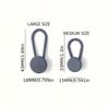 Adjustable Waistband Extender Buttons, No-Punch Jeans Expansion Buckles, Removable Stretch Fasteners, Casual Streetwear Style