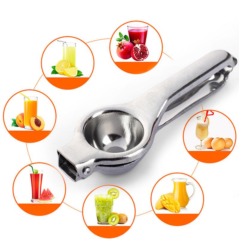 Stainless Steel Lemon Fruits Squeezer Manual Orange Juicer Press Machine Hand Citrus Squeezer Pressing Mini Lemon Maker Squeezer