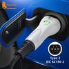 Feyree Type2 EV Charger Plug One-touch Stop Function 16A 32A Charger Socket for Car Side Electric Vehicle Car Charging Station