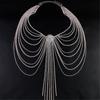 Women Blingbling Waist Belt Stylish Multilayer Crystal Waist Chain Belt Elaborate Chain Belly Chain For Belly Dance Accessories