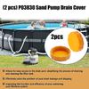 2PCs Sand Fan Drain Outlet Canopies Upgraded Stream Management Consistent Pool Sieving Systems