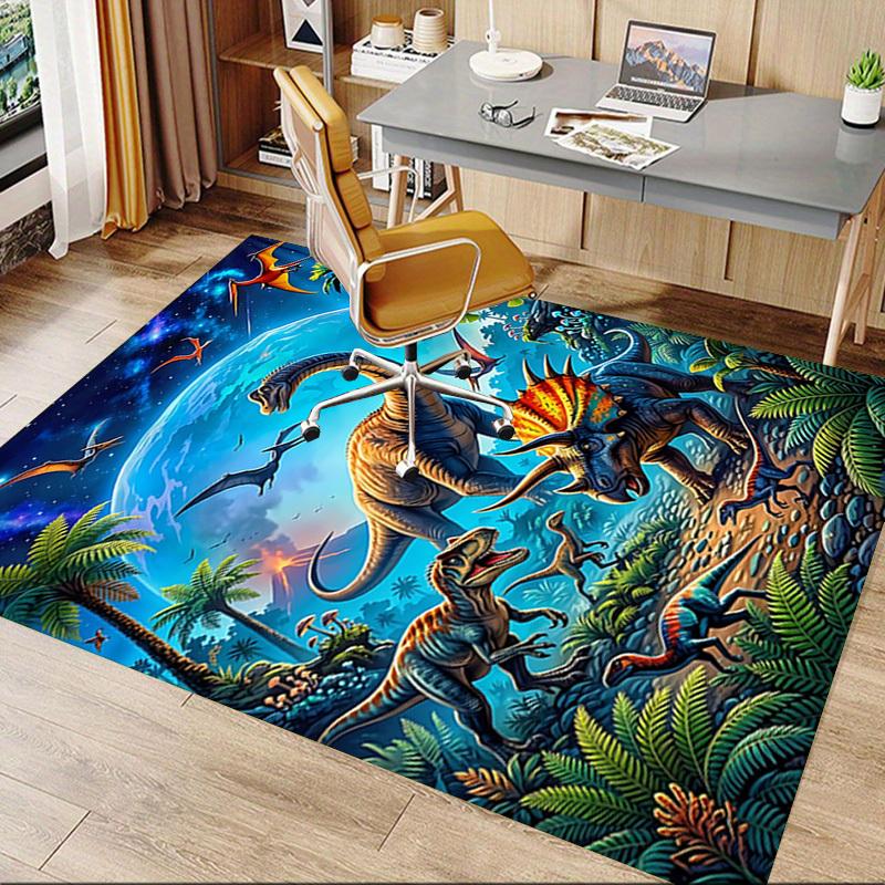 1PC Dinosaur Extra Large Non-Slip Floor carpet, Office, family, bedroom, Studio - Large Area Rug,Longlasting Material-K0410