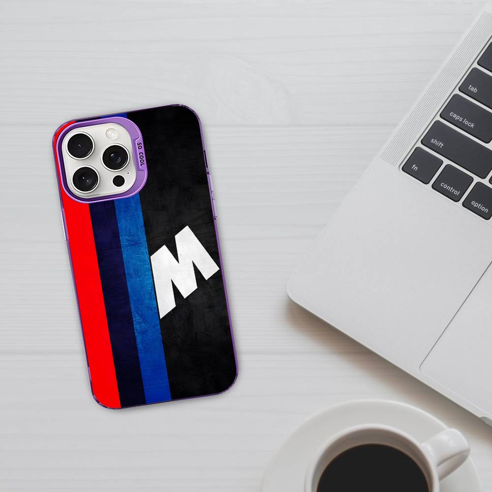 BBIP8 B-BMW-W Fashion Phone Case For IPhone 16 15 14 13 12 11 17 Pro MAX Plus Pro Matte Shockproof Cover