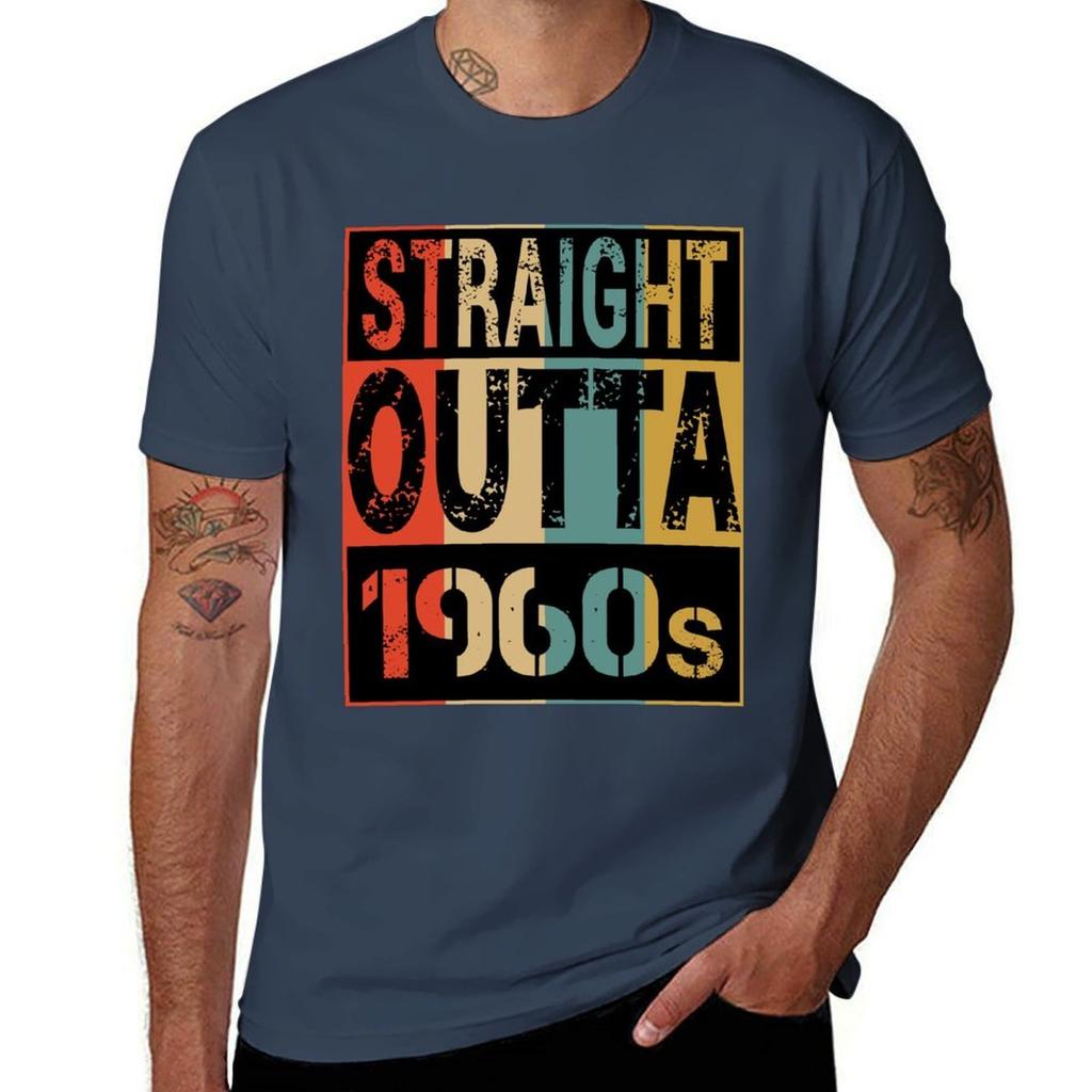 Straight Outta 1960s Tshirt Plus Size Short Sleeve Tshirt