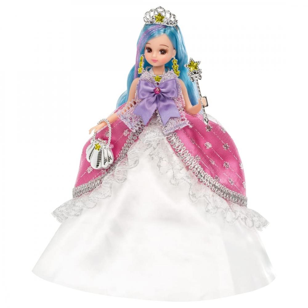 TAKARA TOMY Licca-chan Dream Fantasy Triple Change Mermaid Princess Dress-up Toy for Ages 3 and Up
