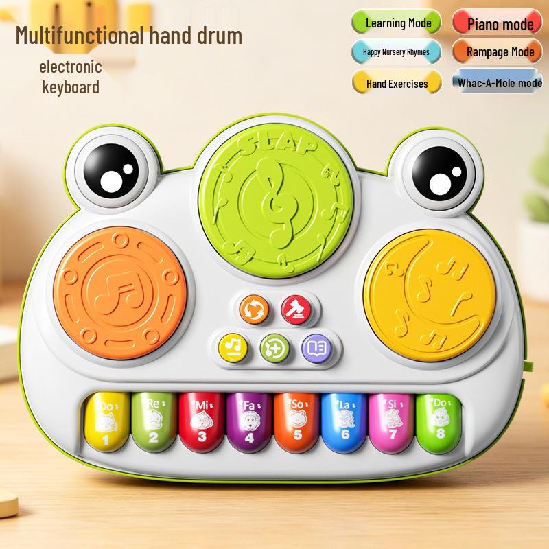 Téléphone et Piano Jouet Multifonctionnels pour Enfants avec Lumières et Musique pour l'Éducation Précoce