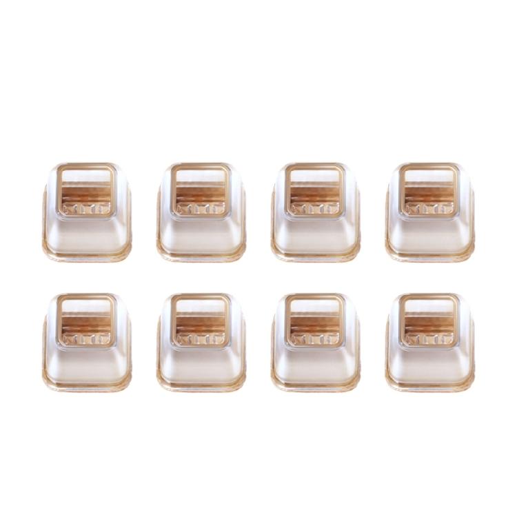 8Pcs Round Chair Leg Protector Felt Pad Chair Leg Cover Rubber Feet Protector Pad for Hardwood Floor Furniture Pad