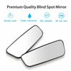 2pcs Blind Spot Mirror For Cars Auto 360° Wide Angle Convex Rear Side View SUV