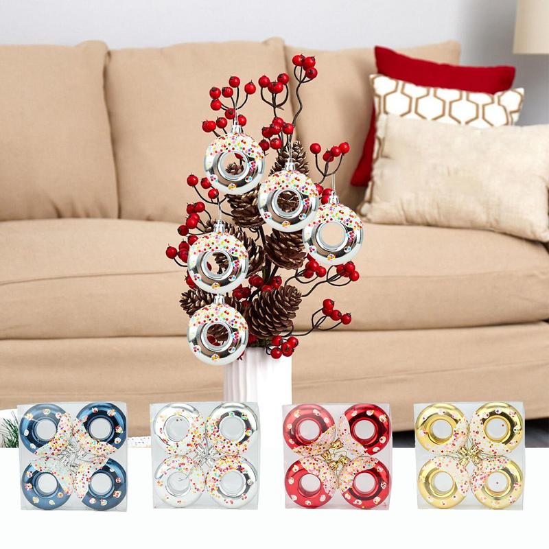 Donut Ornaments For Christmas Tree Christmas Tree Donut Ornaments Tree Ornament Christmas Tree Decor For Tea Tree Pendant Home