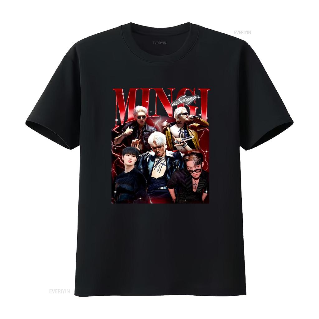 Limited Mingi Kpop T Shirt Vintage Fan Retro 90s Bootleg Merch Vintage Unisex Fashion Streetwear